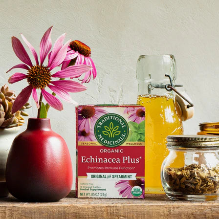 Traditional Medicinals - Echinacea Plus Original W/ Spearmint - 16 Tea Bags