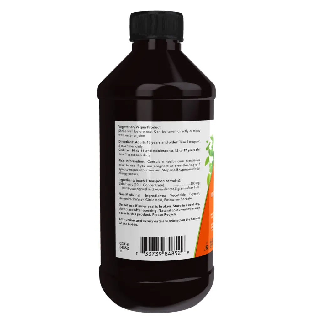 Now - Elderberry 10:1 Concentrate - 237ml
