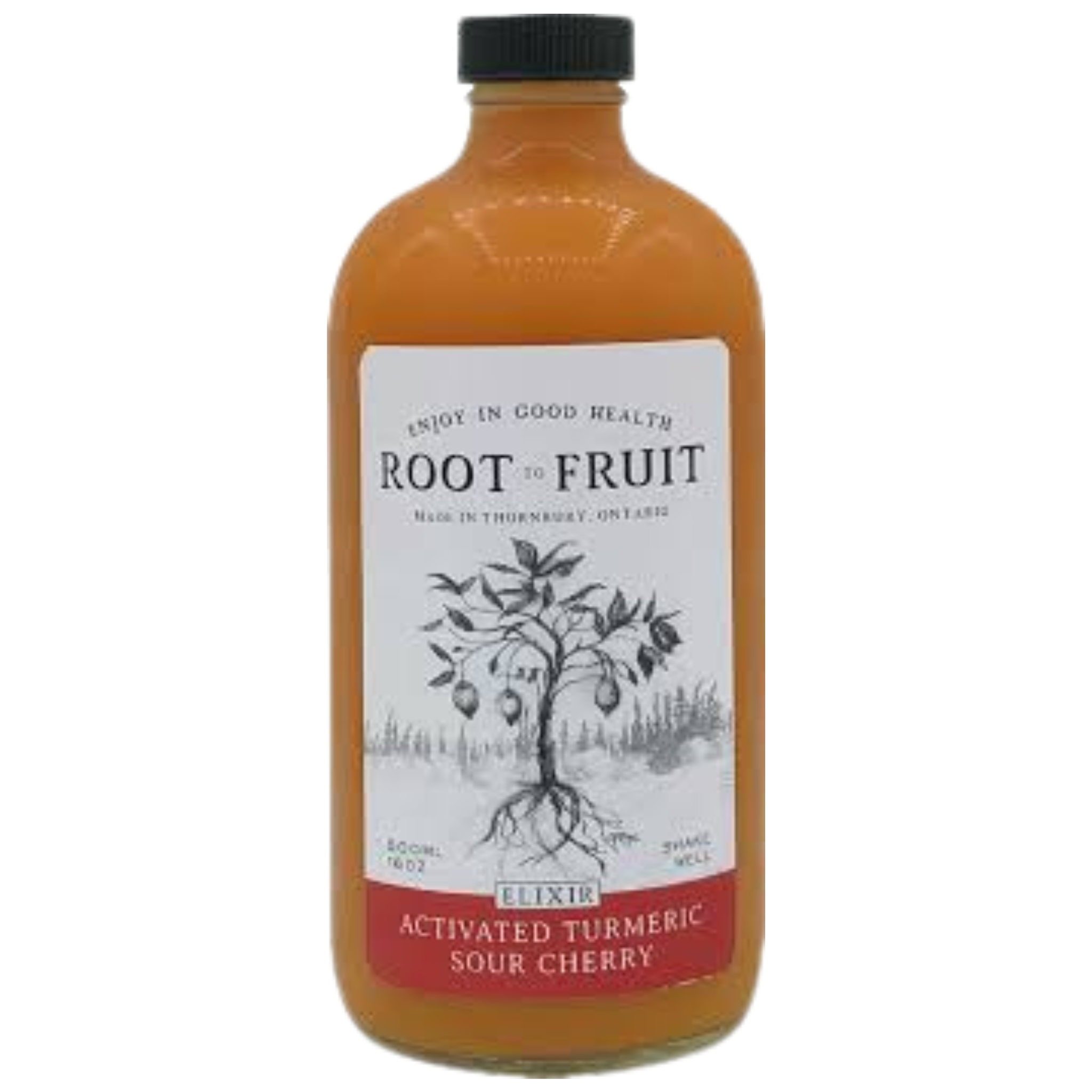 Root to Fruit - Sour Cherry W/ Activated Turmeric - 500ml