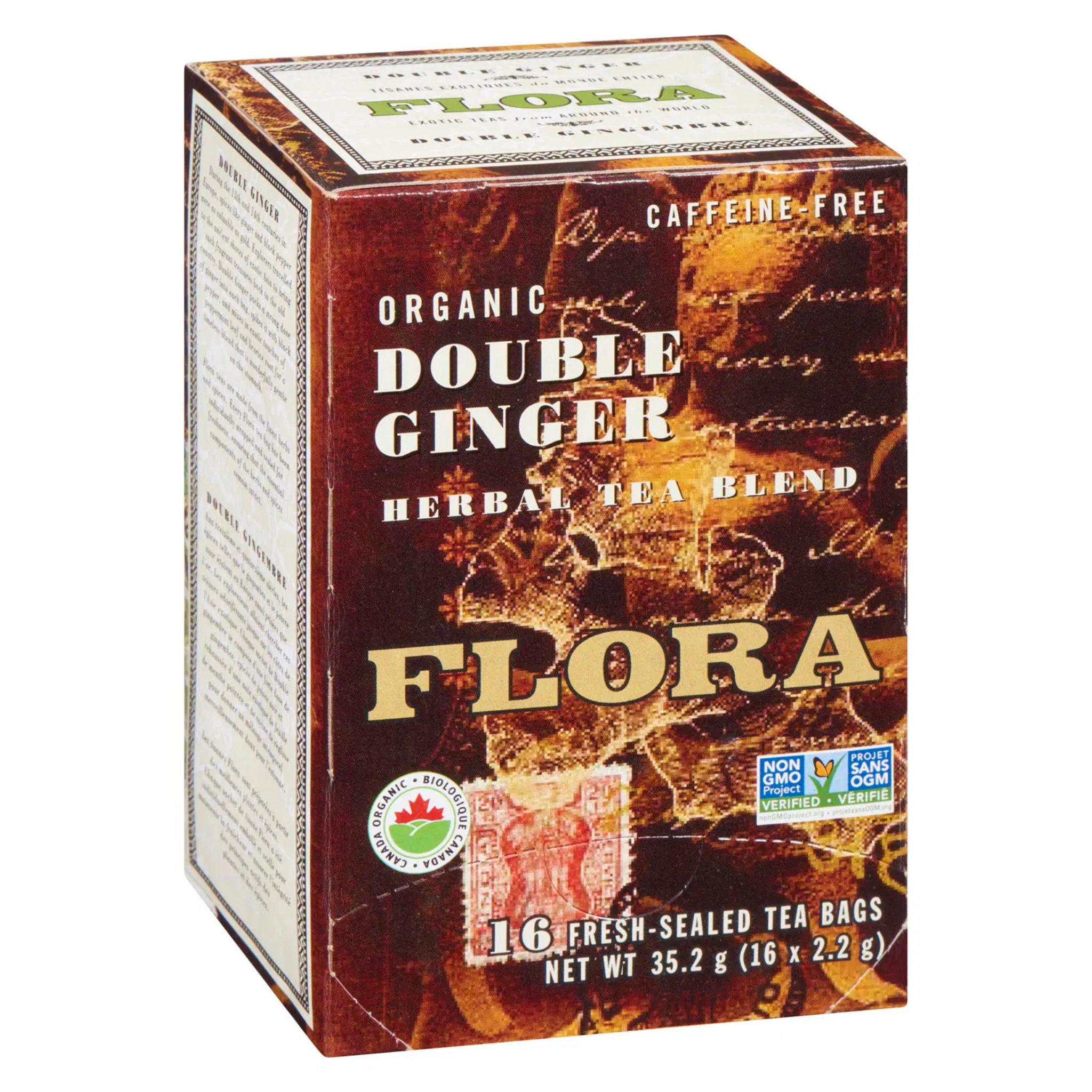 Flora - Double Ginger Tea - 16 Tea Bags (DSL)