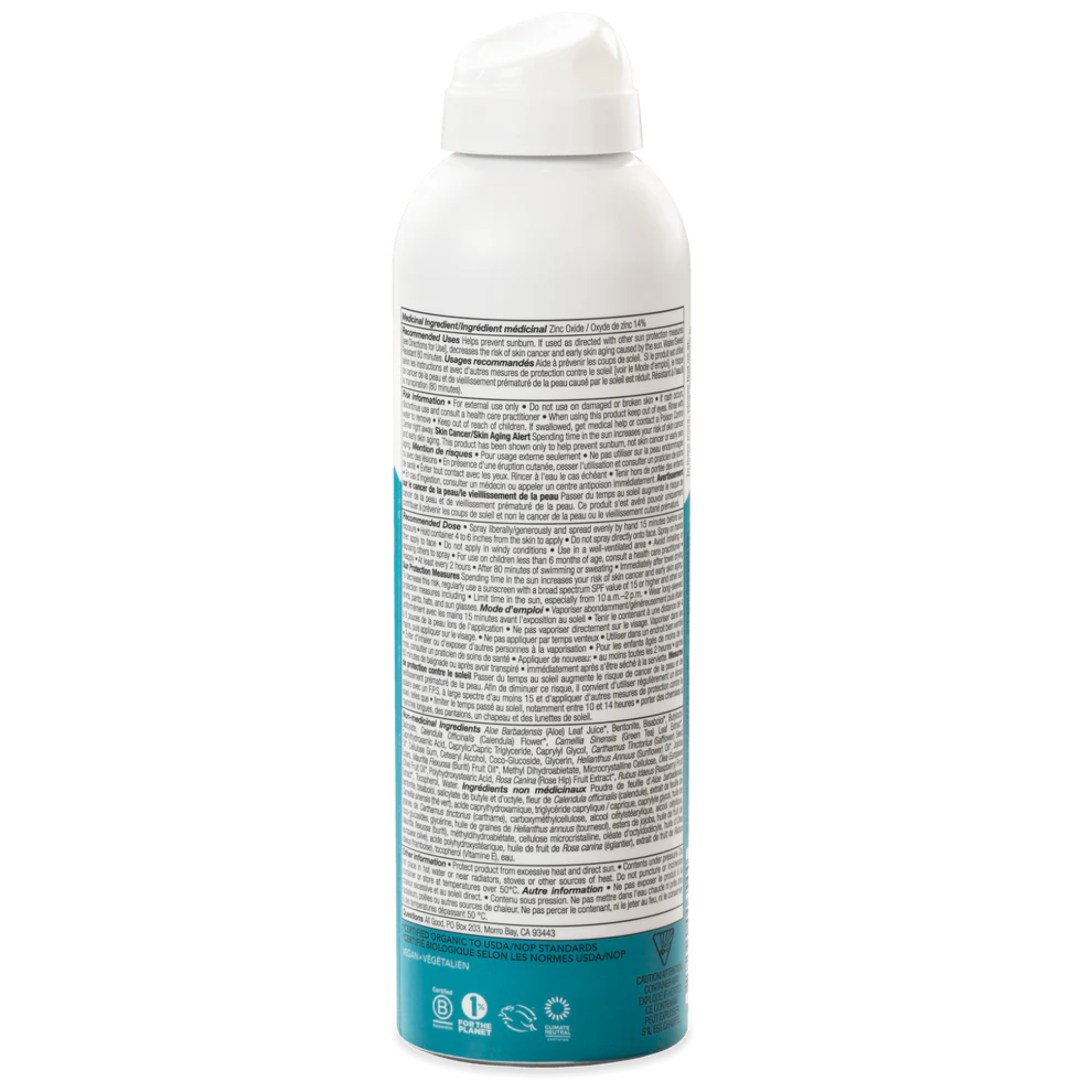All Good - SPF 30 Sport Sunscreen Spray - 177ML