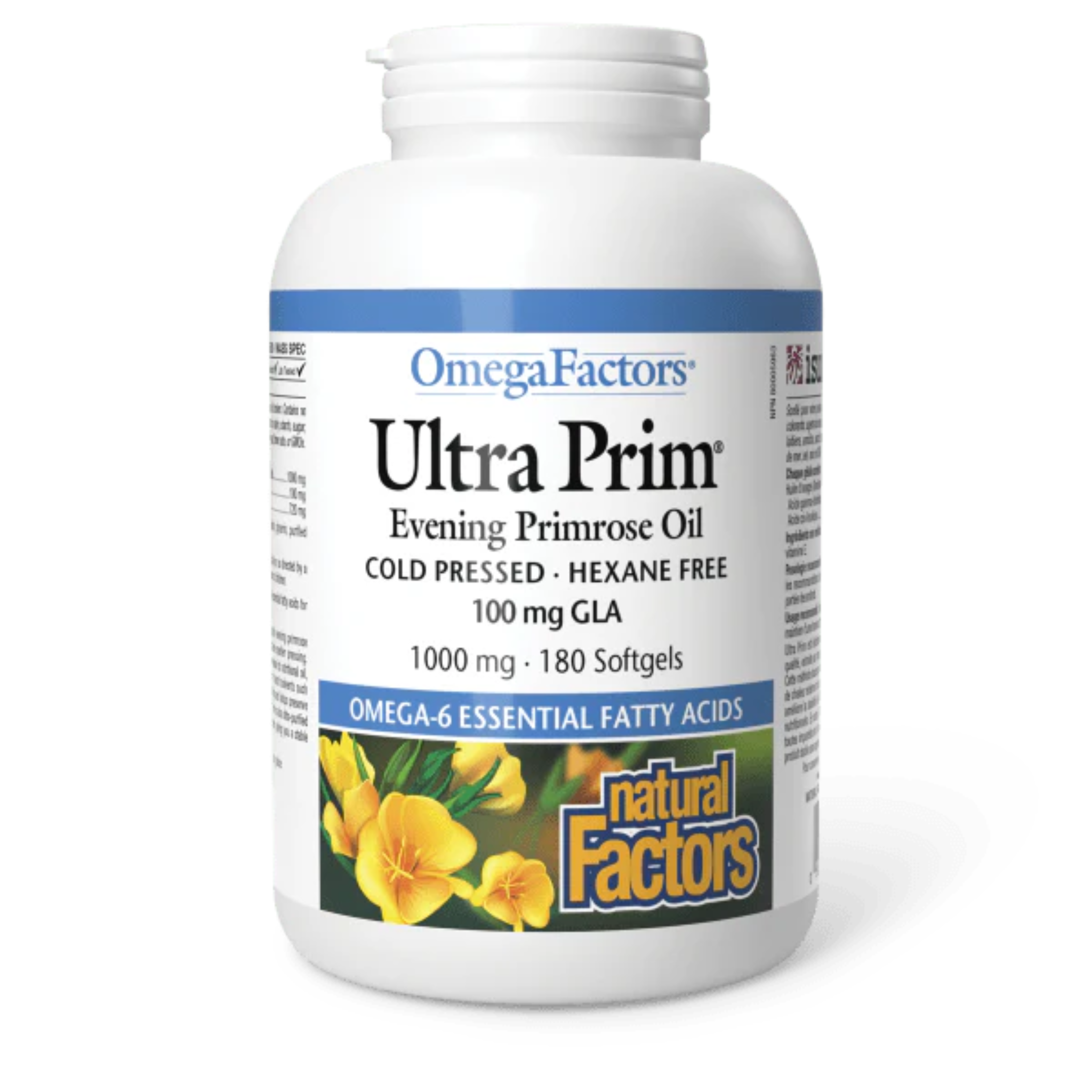 Natural Factors - Omega Factors Ultra Prim - 1000mg 180 Softgels