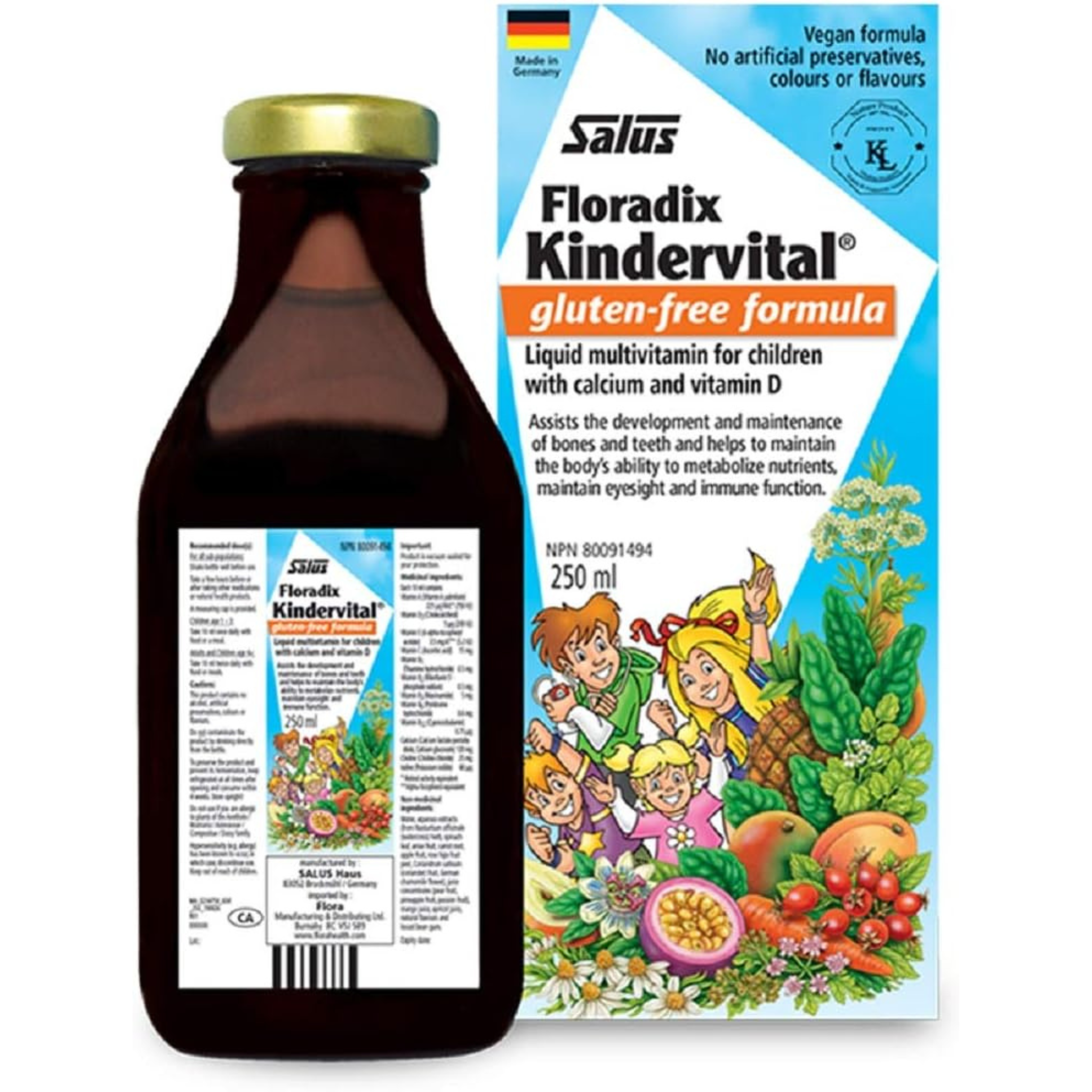 Salus - Kindervital Multivitamin - 250 ML