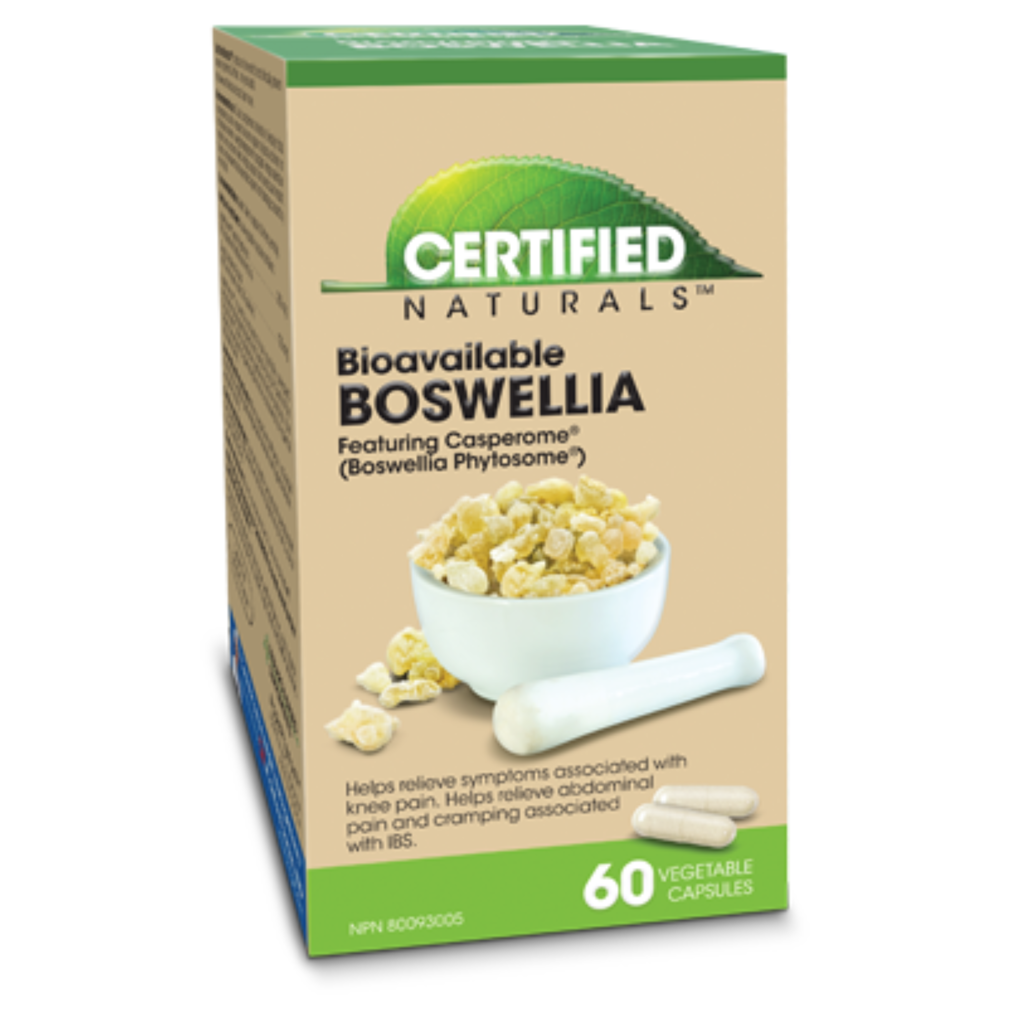 Certified Naturals - Bioavailable Boswelia - 250 mg 60 Veg Capsules