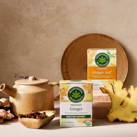 Traditional Medicinals - Organic Ginger Aid Tea - 16 Tea Bags