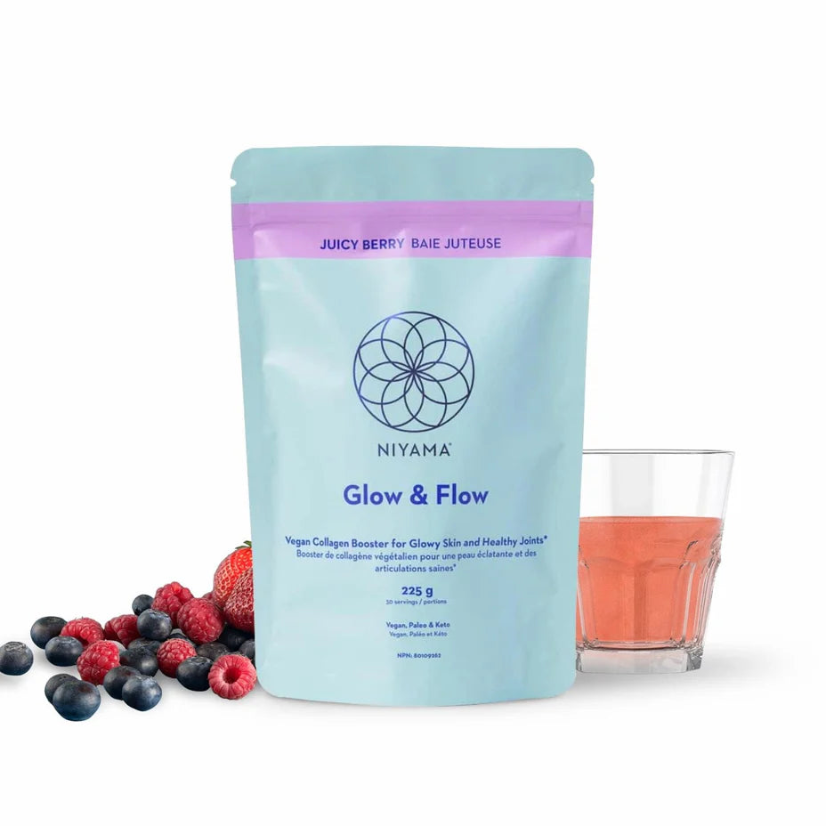 Niyama - Glow & Flow Vegan Collagen Booster Juicy Berry Powder - 225g