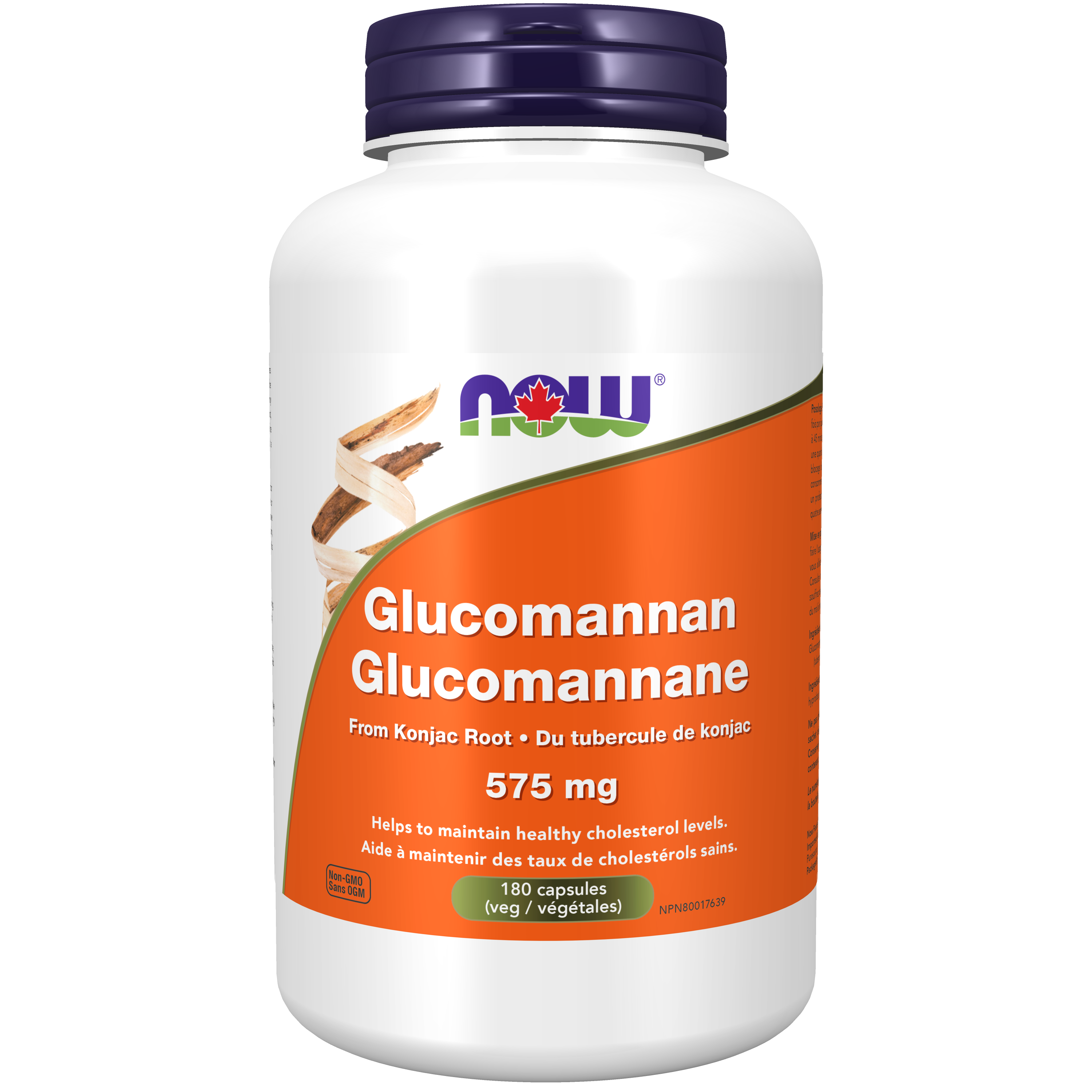 Now - Glucomannan - 575mg 180 Veg Capsules