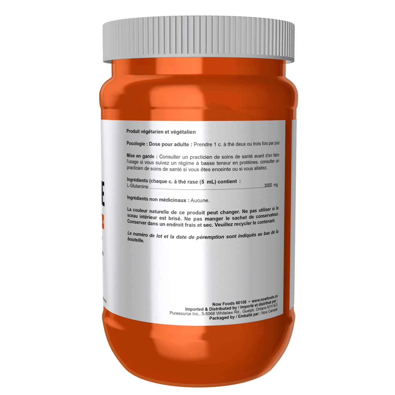 Now - L- Glutamine - Powder 454g