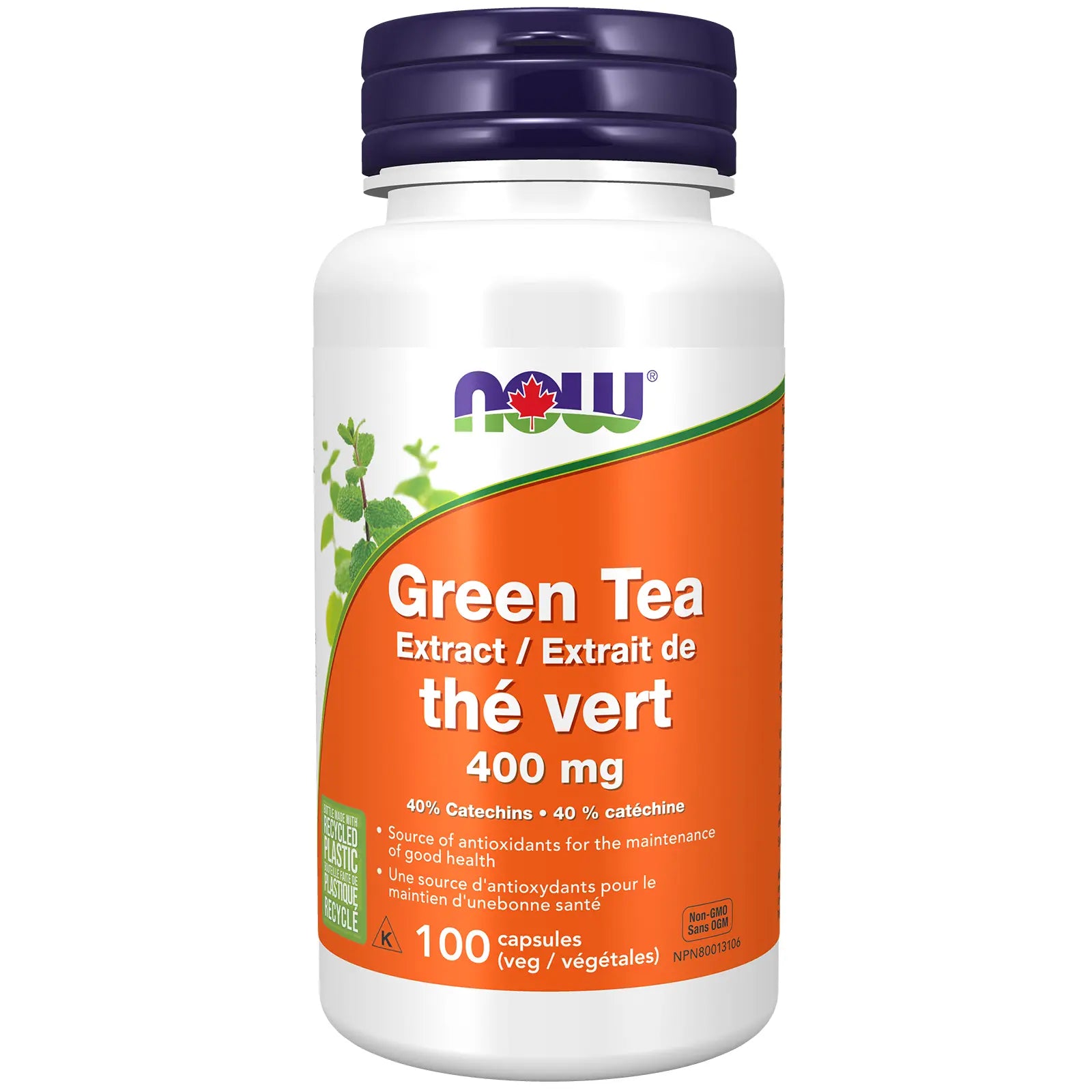 Now - Green Tea Extract - 400mg 100 Veg Capsules