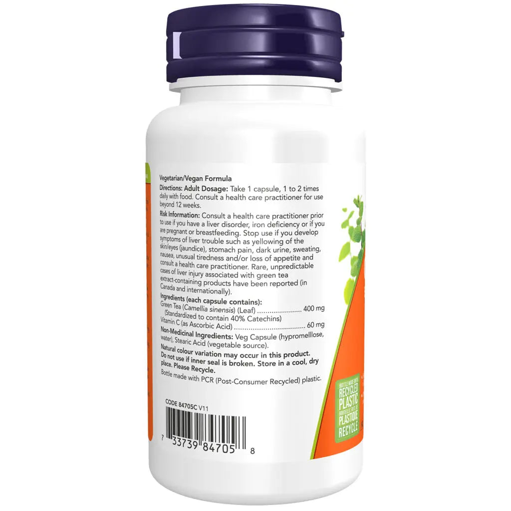 Now - Green Tea Extract - 400mg 100 Veg Capsules