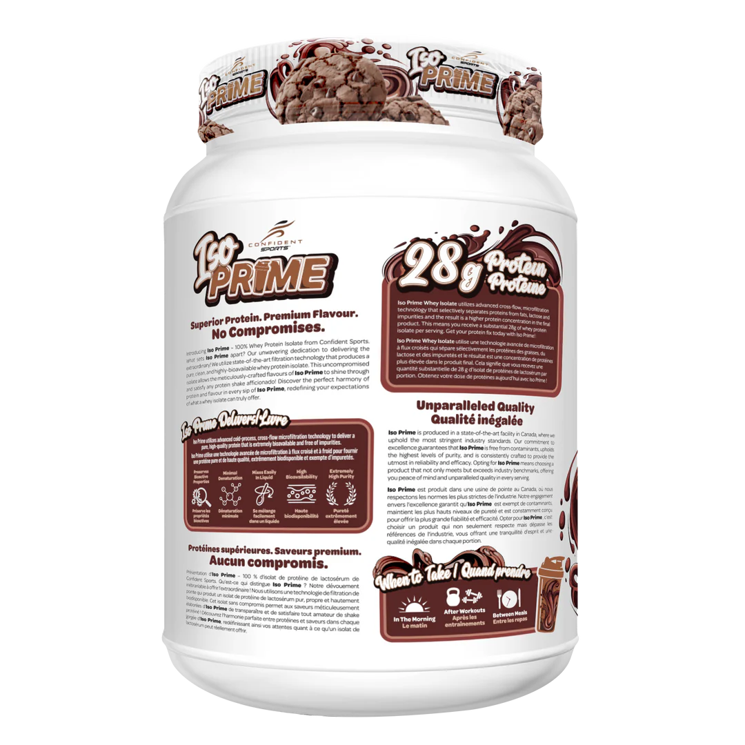 Confident Sports - ISO Prime Protein Isolate Powder - 907g