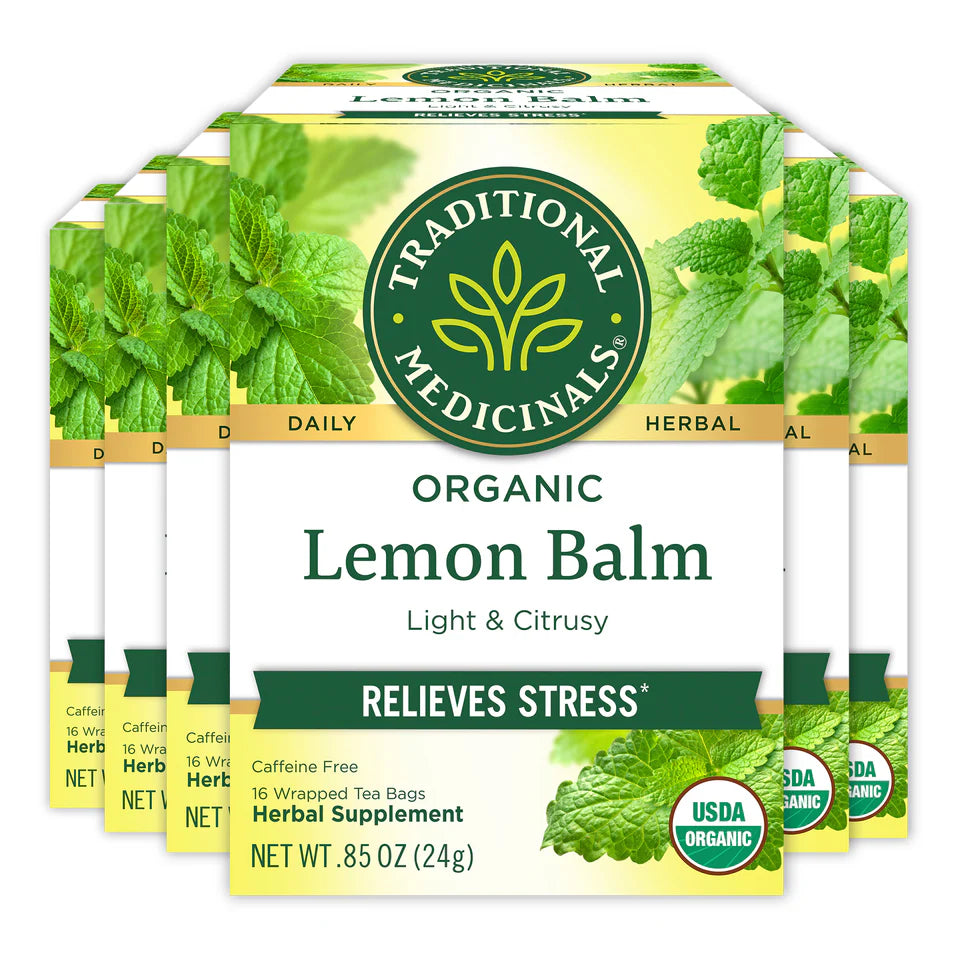 Traditional Medicinals - Organic Lemon Balm Tea - 16 Tea Bags