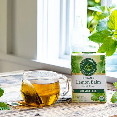 Traditional Medicinals - Organic Lemon Balm Tea - 16 Tea Bags