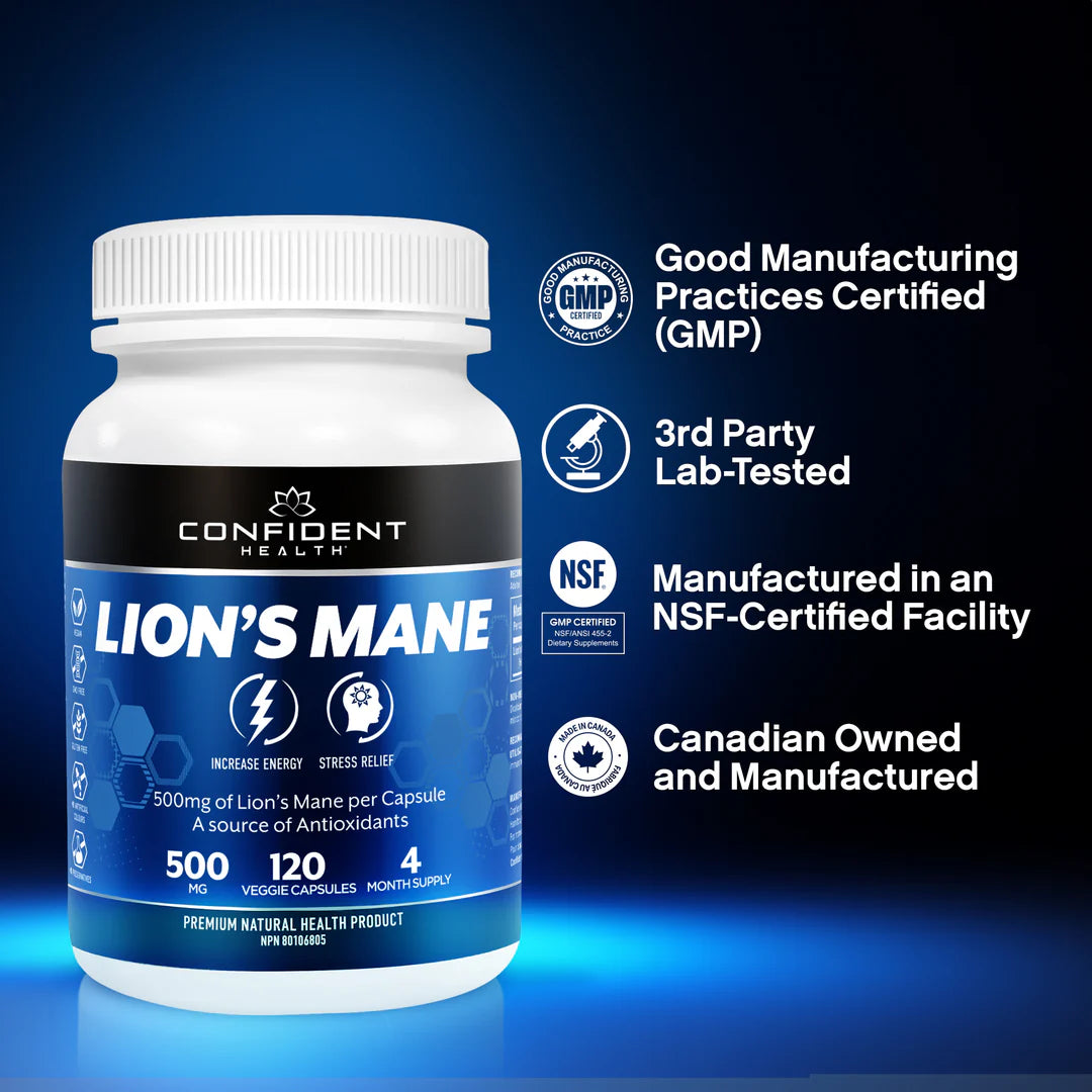 Confident Health - Lion's Mane - 500mg