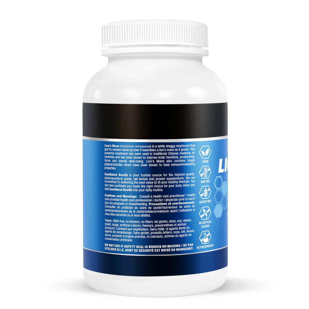 Confident Health - Lion's Mane - 500mg