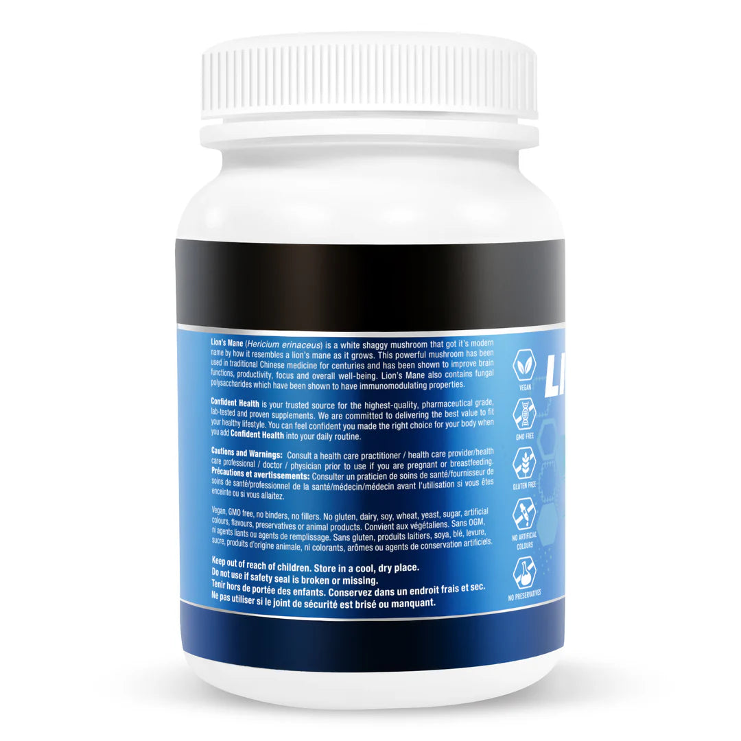 Confident Health - Lion's Mane - 500mg