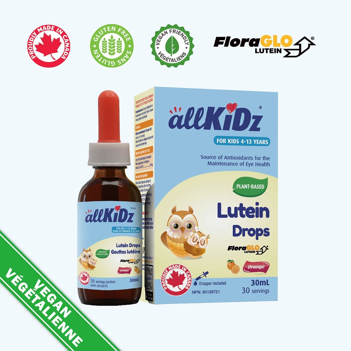 AllKidz® - Lutein Drops - Liquid 30ml 5.5mg