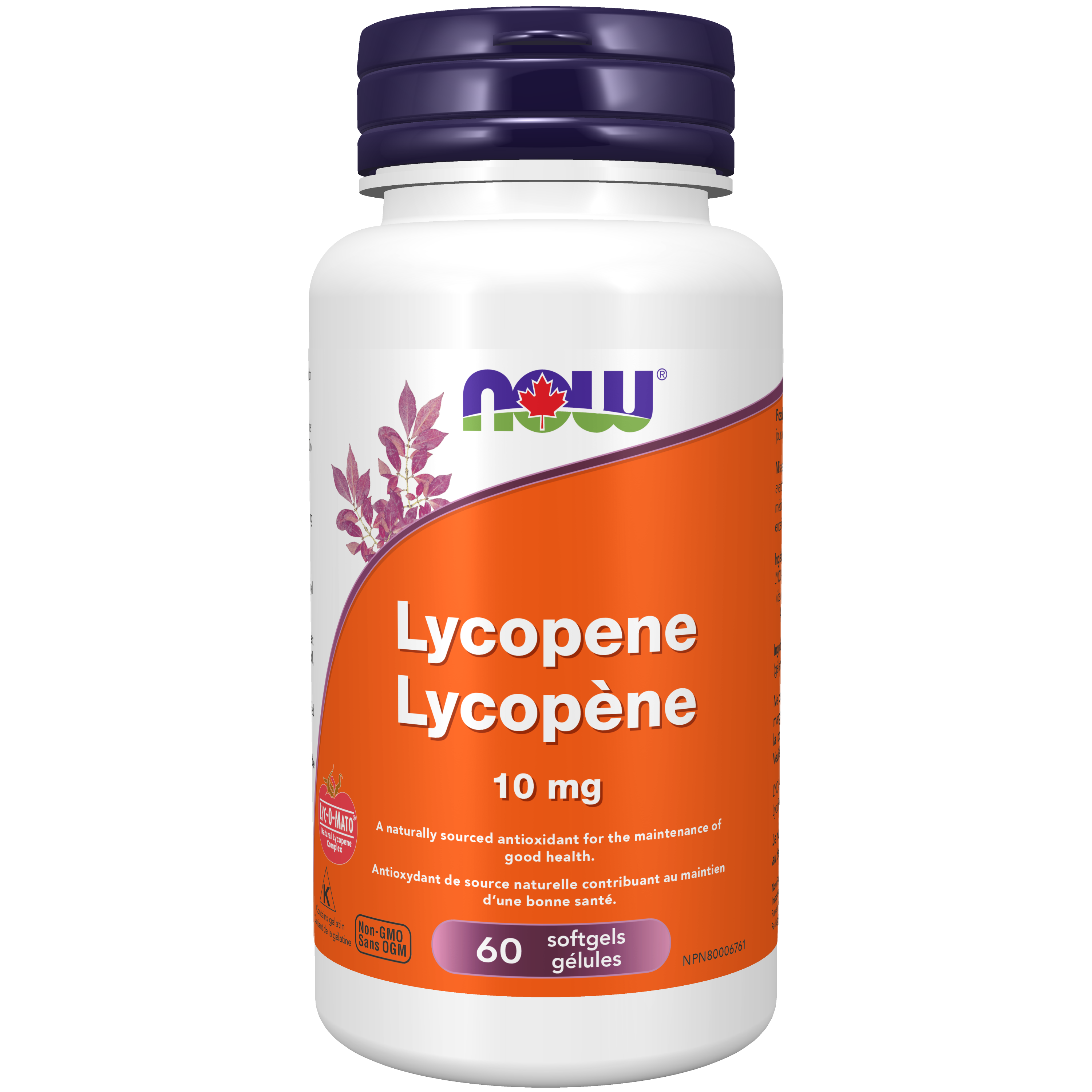 Now - Lycopene - 10mg 60 Softgels