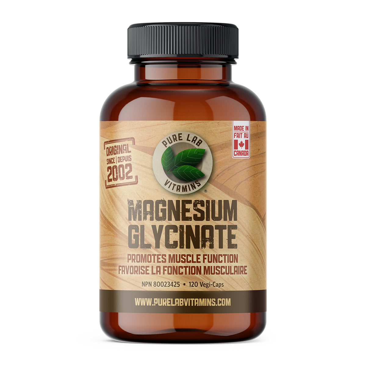 Pure Lab Vitamins - Magnesium Glycinate - Veg Capsules