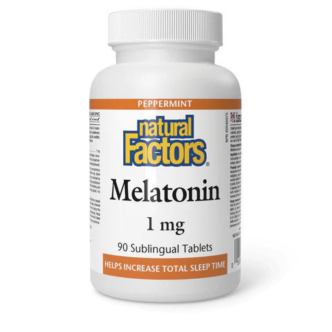 Natural Factors - Melatonin - 1mg 90 Sublingual Tablets