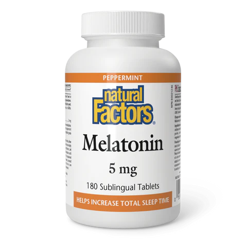 Natural Factors - Melatonin - 5mg 180 Sublingual Tablets