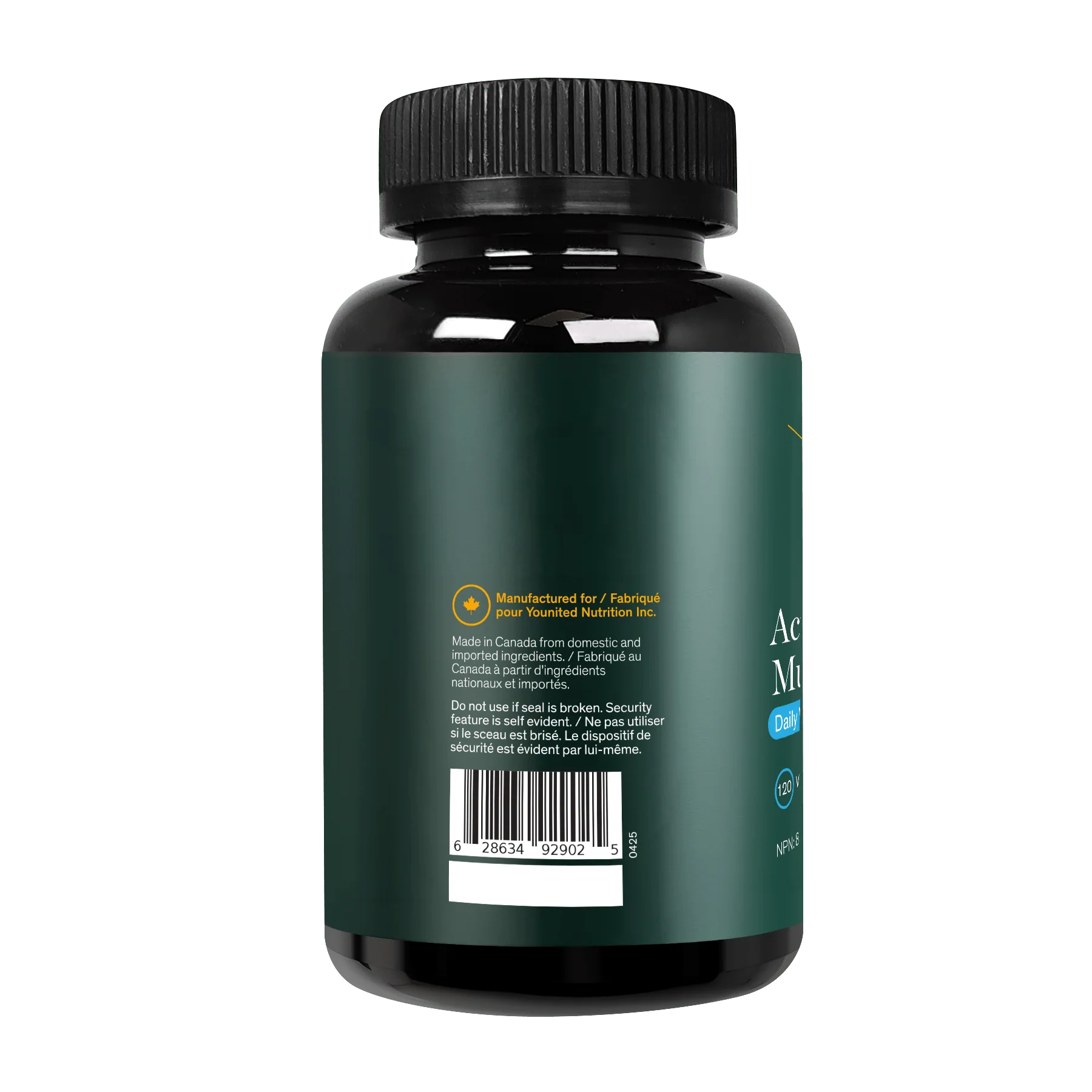 Younited - Active Men's Multi Formula - 120 Veg Capsules