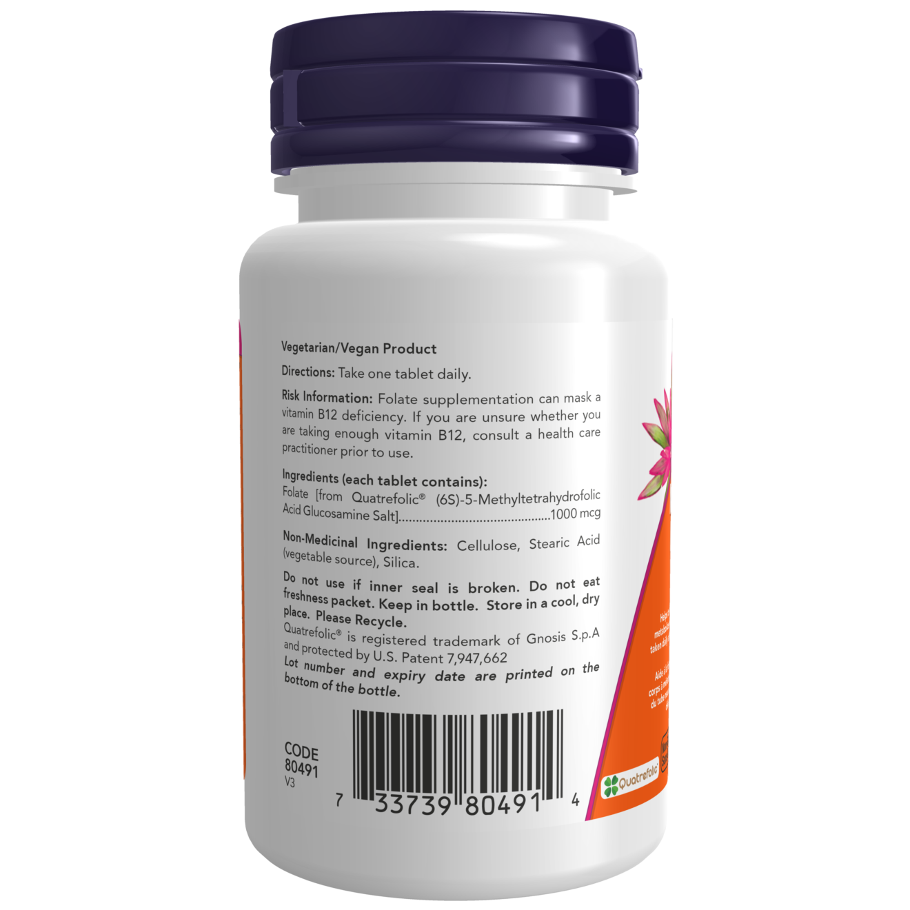 Now - Methyl Folate - 1000mcg 90 Tablets