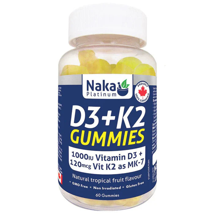 Naka - D3 + K2 - 60 Gummies