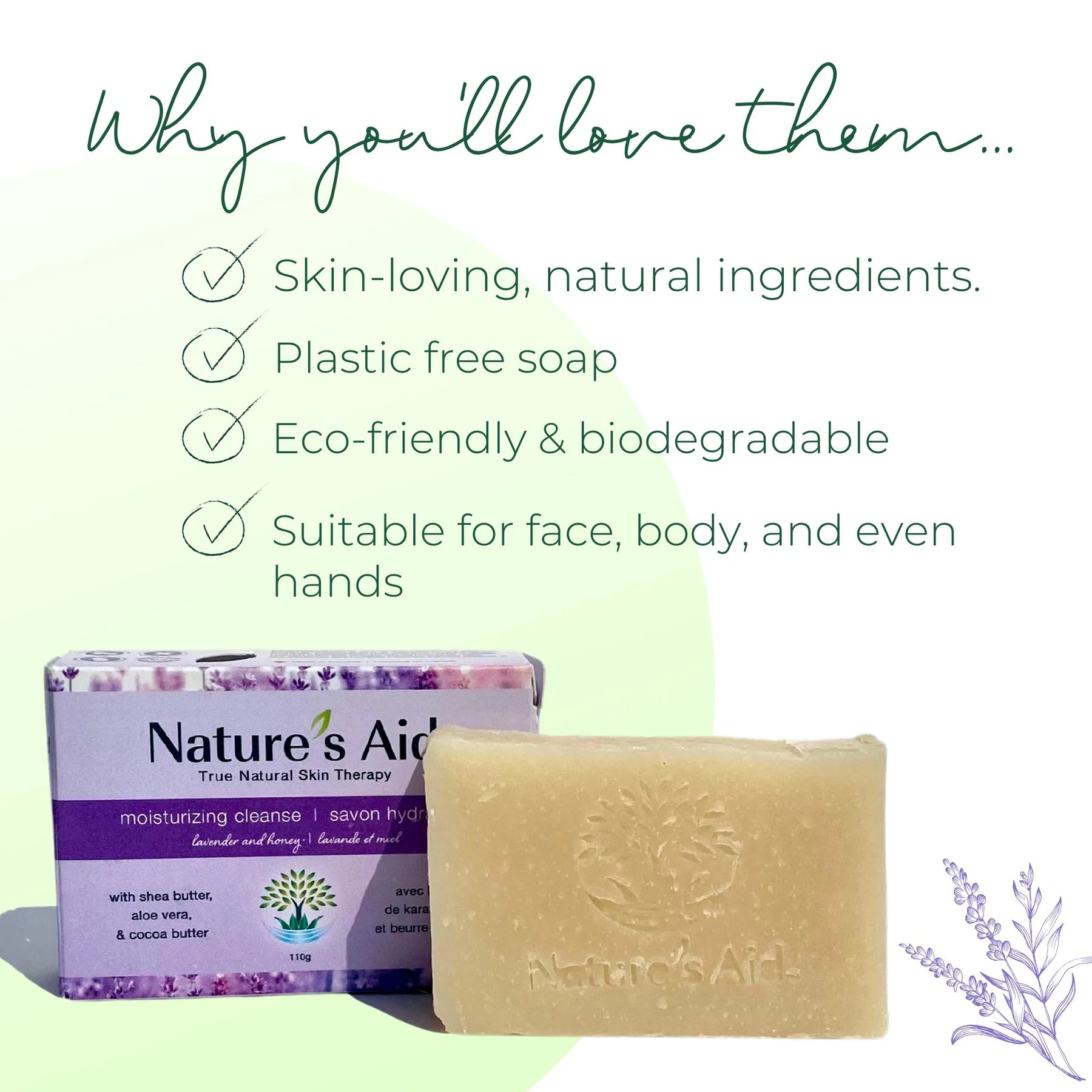 Nature's Aid - Cleanse Bar Soap - 110g