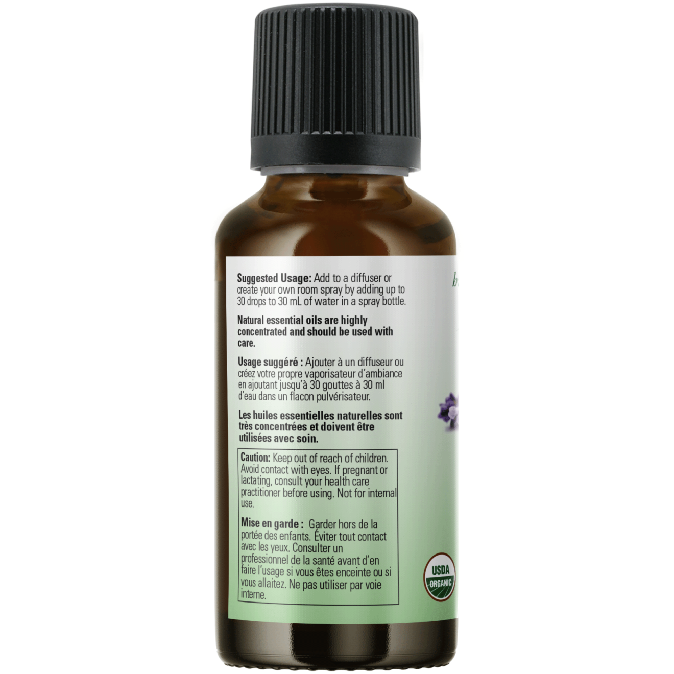 Now - Organic Lavender Essential Oil - 30ml