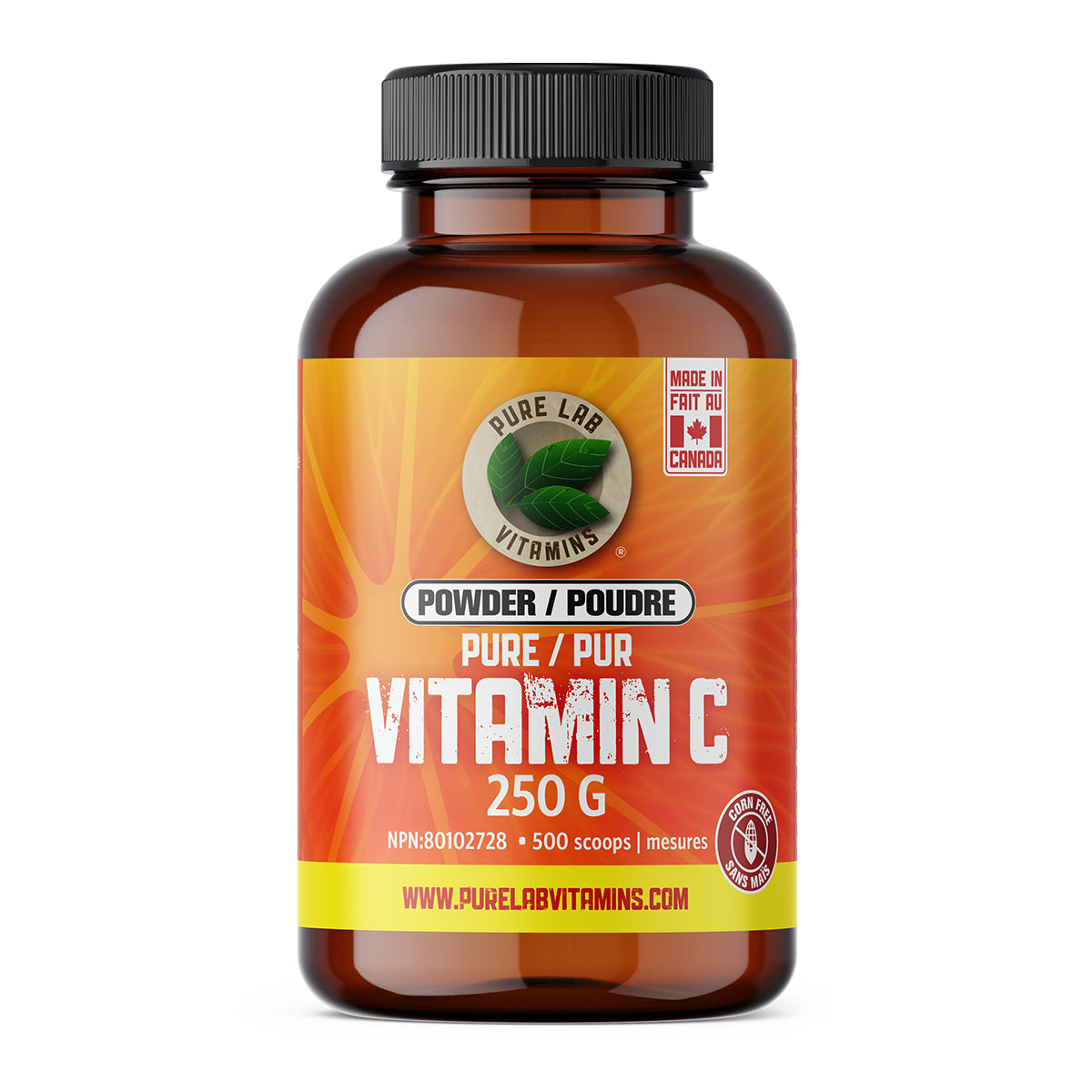 Pure Lab Vitamins - Vitamin C - Powder 250g