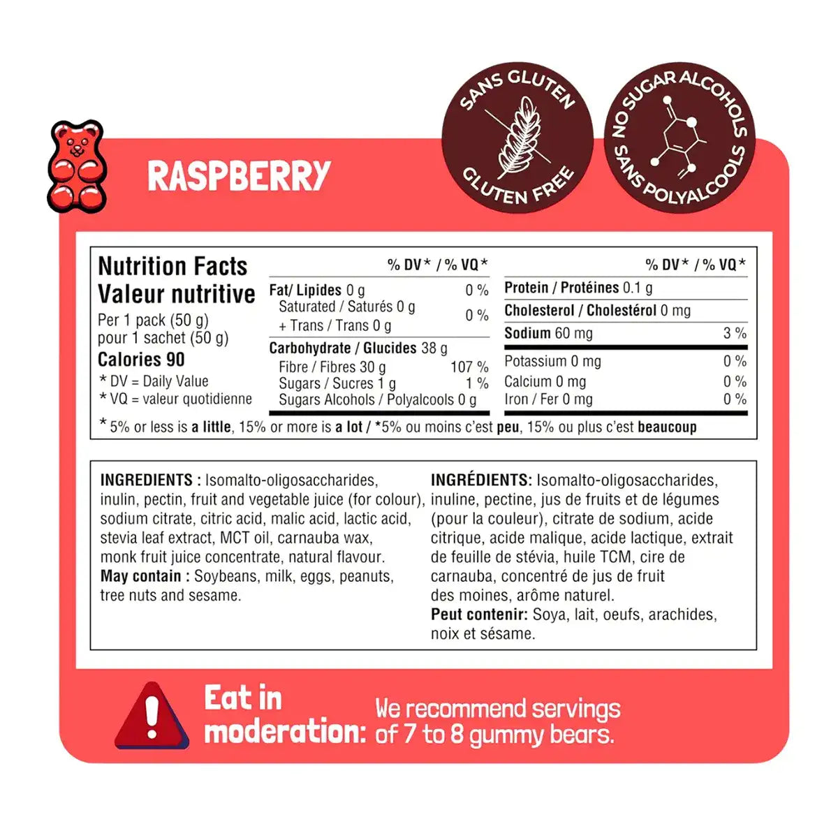 GO! Gummy - Raspberry Gummies- 50g