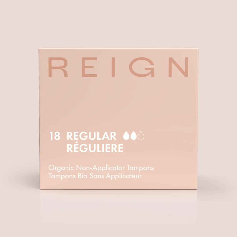 Reign - Organic Non Applicator Tampon - 18pk