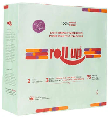 Roll Up - Premium Bamboo Paper Towel 2 Ply - 3 Pack