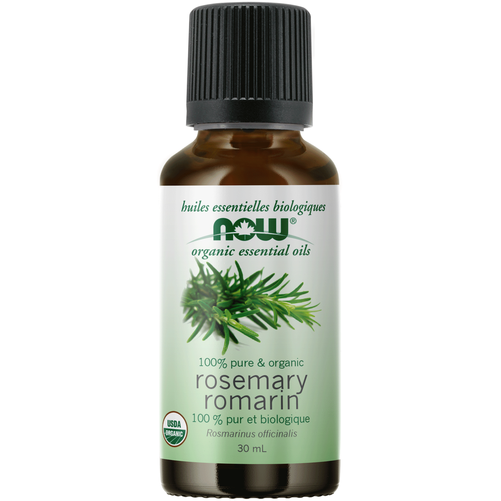 Now - Organic Rosemary Essential Oil - 30ml