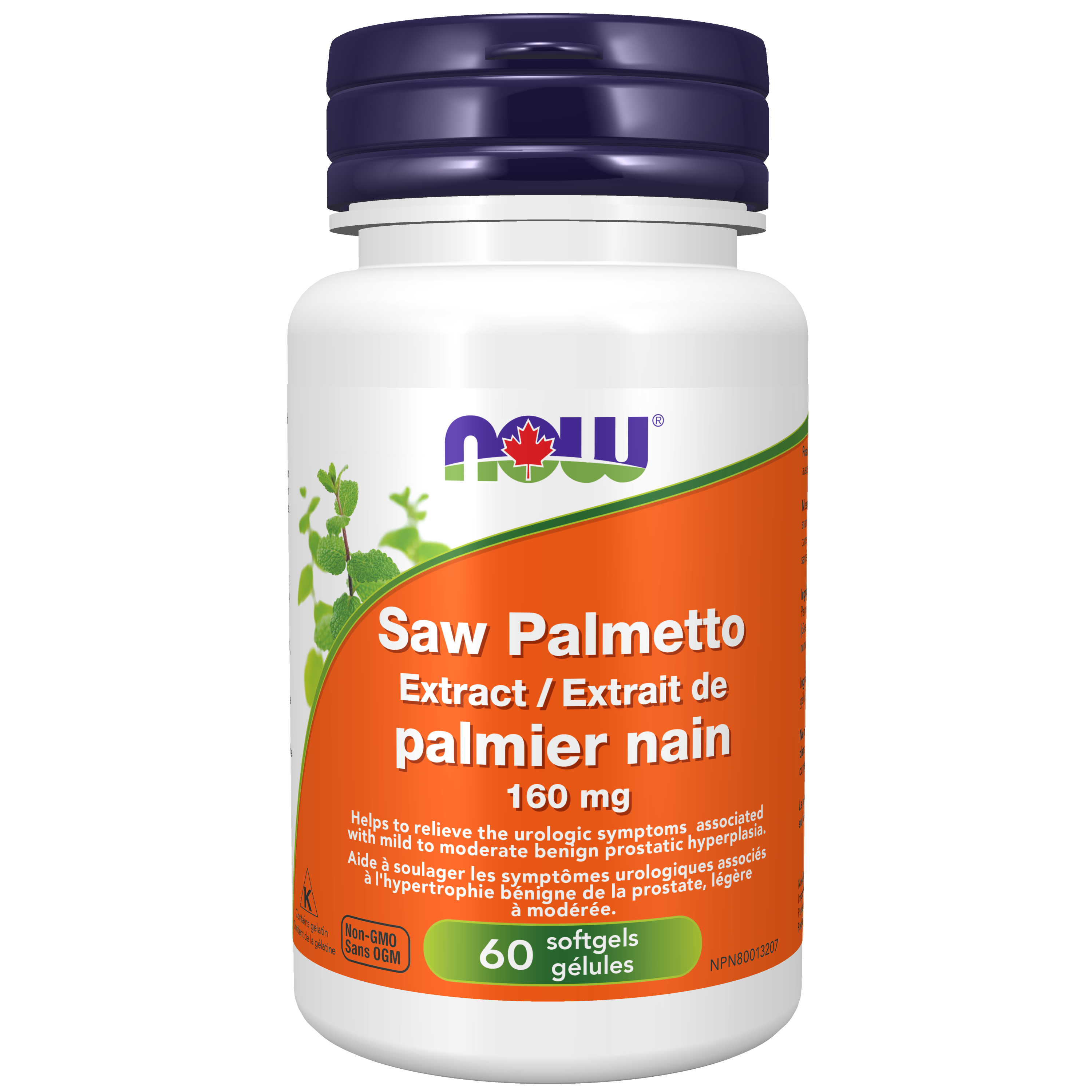 Now - Saw Palmetto - 160 mg 60 Softgels