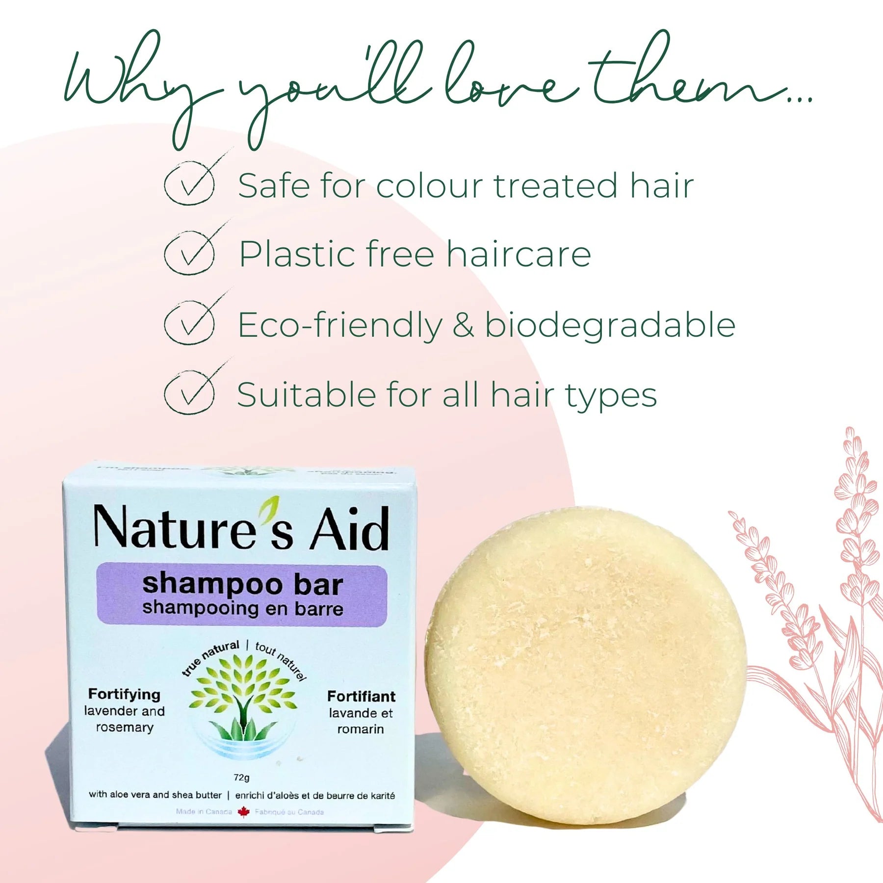 Nature's Aid - Shampoo Bar - 72g