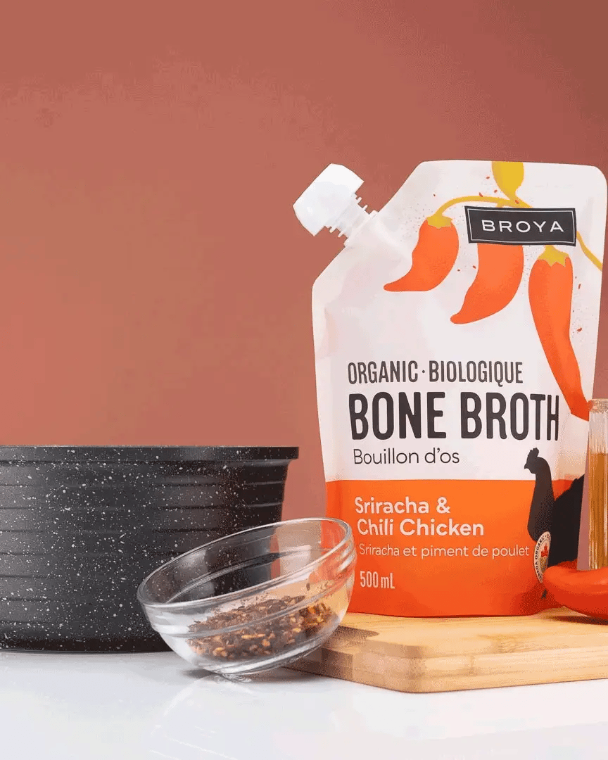 Broya - Sriracha & Chili Chicken Bone Broth - 500ml