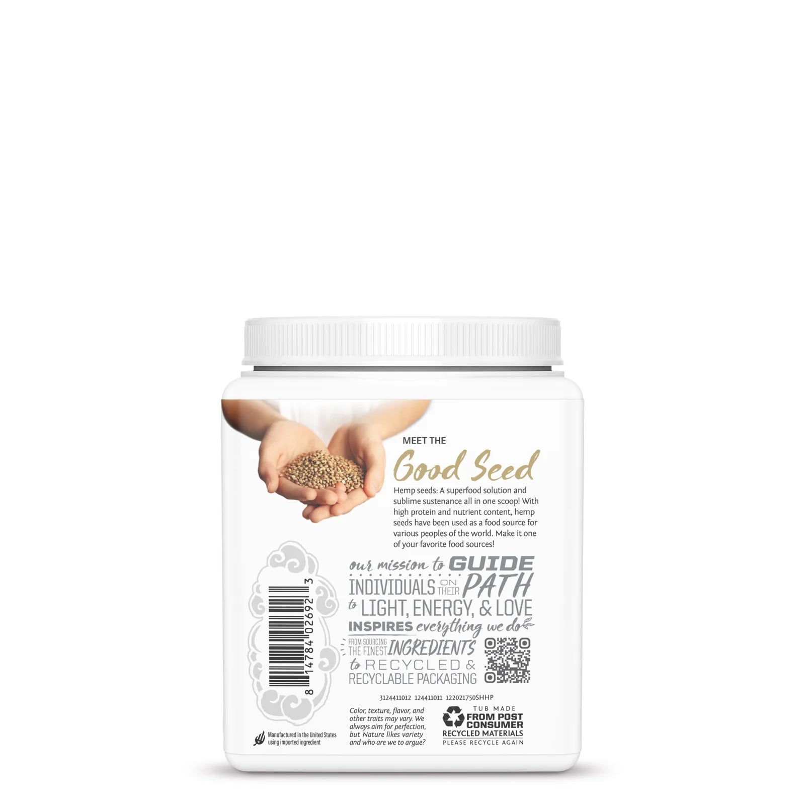 Sun Warrior Harvest - Hemp Protein Unflavoured - 750g