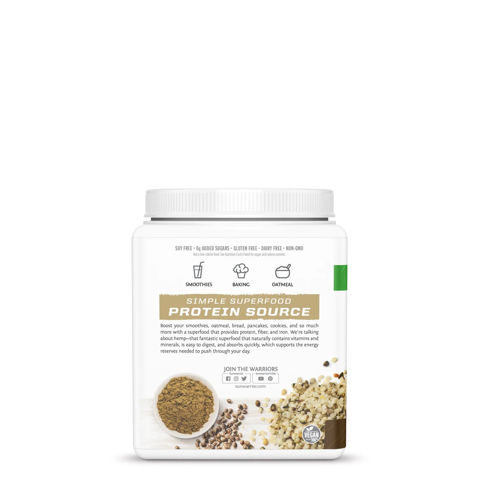Sun Warrior Harvest - Hemp Protein Unflavoured - 750g
