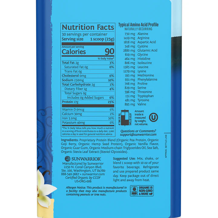 Sun Warrior Harvest - Warrior Blend Protein Keto - 750g