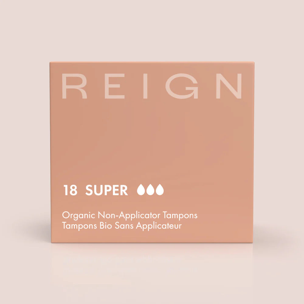 Reign - Organic Non Applicator Tampon - 18pk