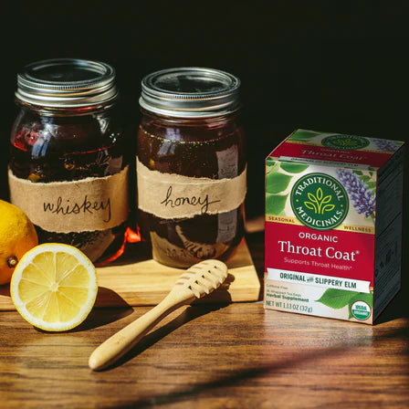 Traditional Medicinals - Organic Throat Coat Original W/ Slippery Elm - 16 Tea Bags