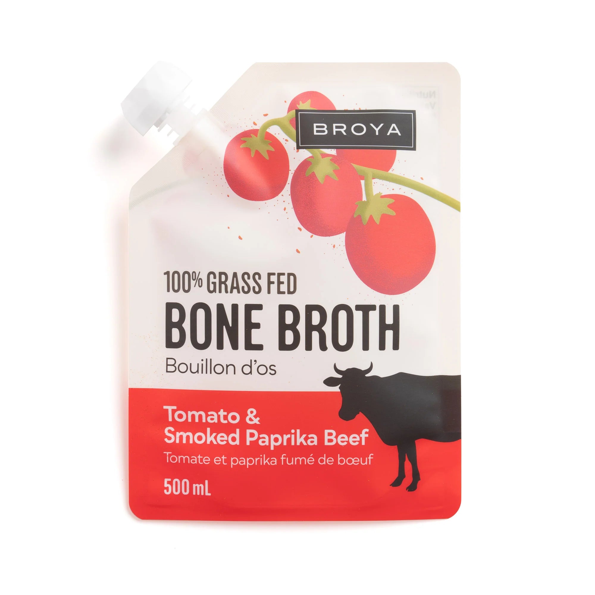 Broya - Tomato & Smokes Paprika Beef Bone Broth - 500ml
