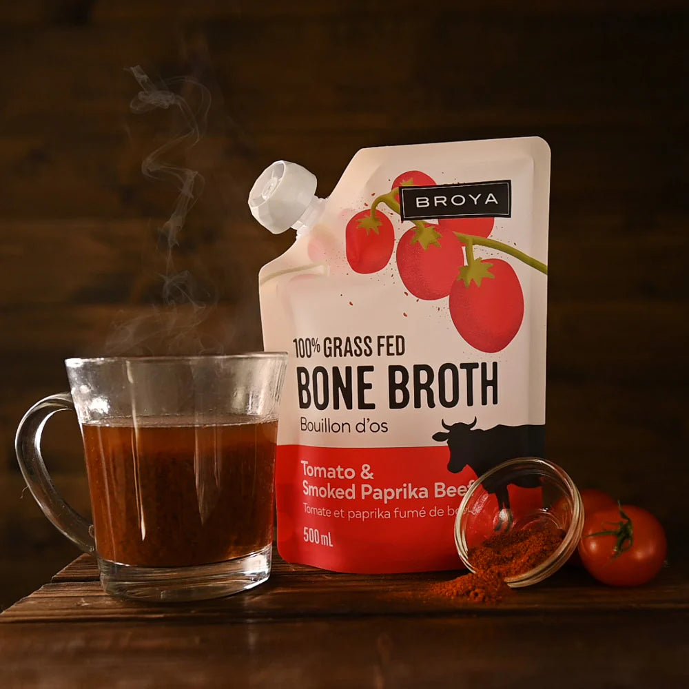 Broya - Tomato & Smokes Paprika Beef Bone Broth - 500ml