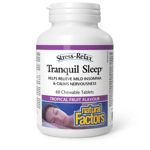 Natural Factors - Tranquil Sleep - 60 Chewable Tablets