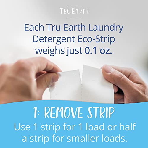 Tru Earth - Platinum Strips Laundry Detergent Fresh Linen - 32 Strips