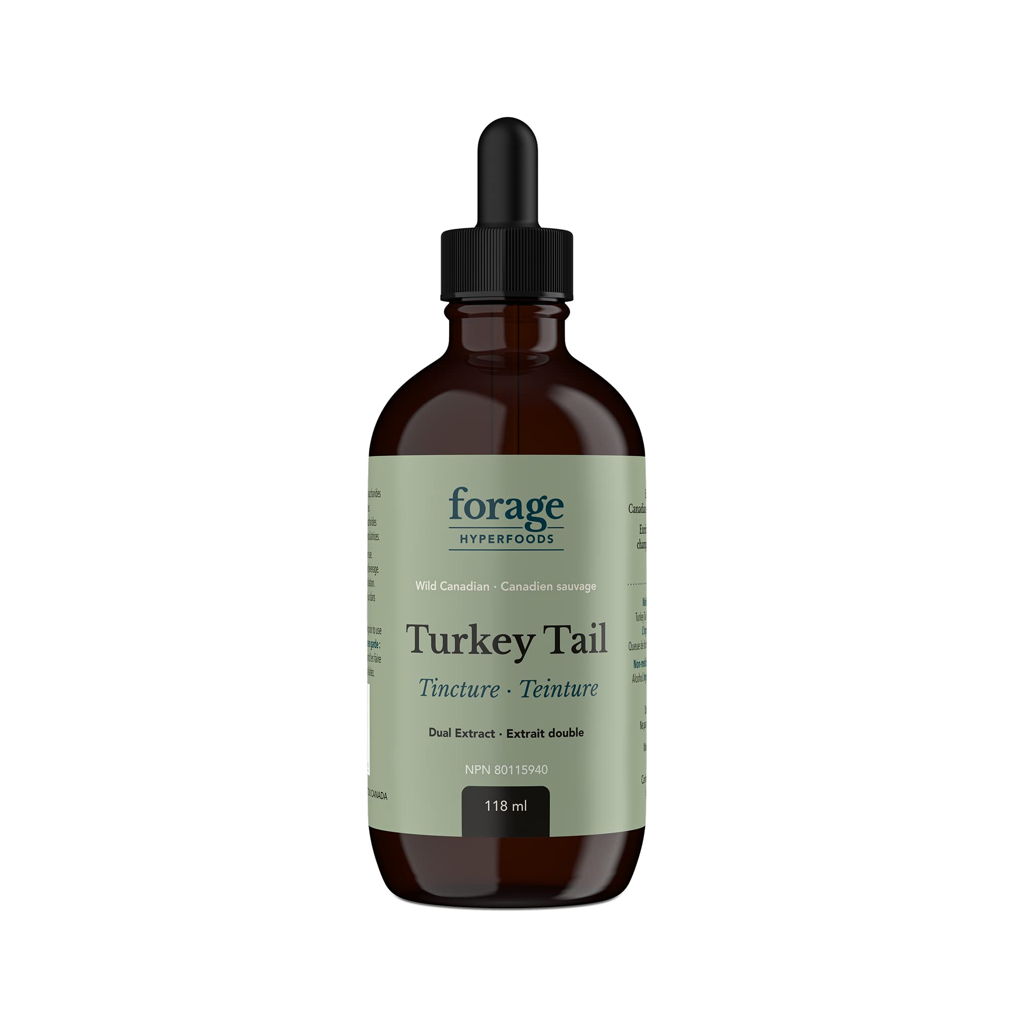 Forage Hyperfoods - Turkey Tail Tincture - 118ml (DSLM)