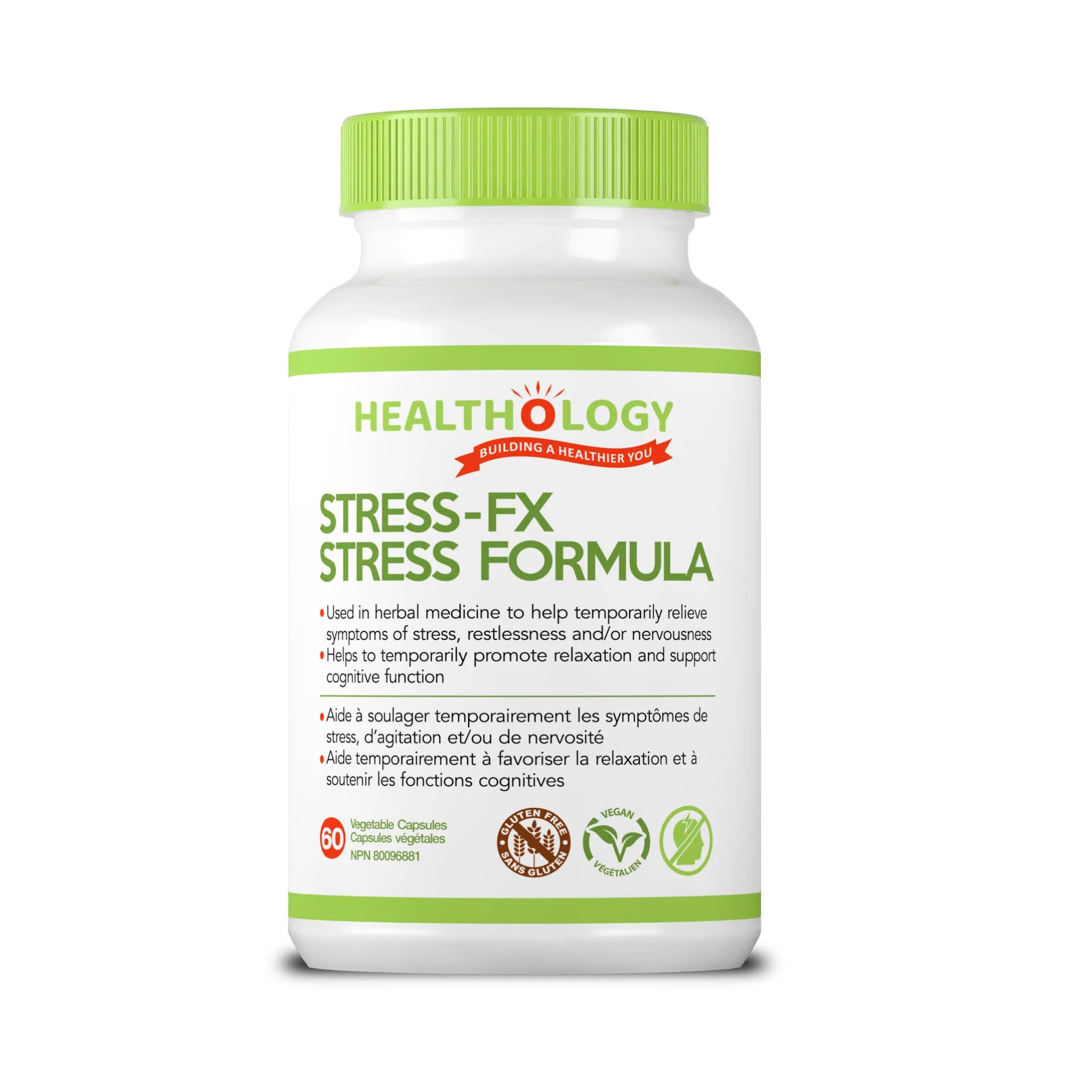 Healthology - Stress FX - 60 Veg Capsules