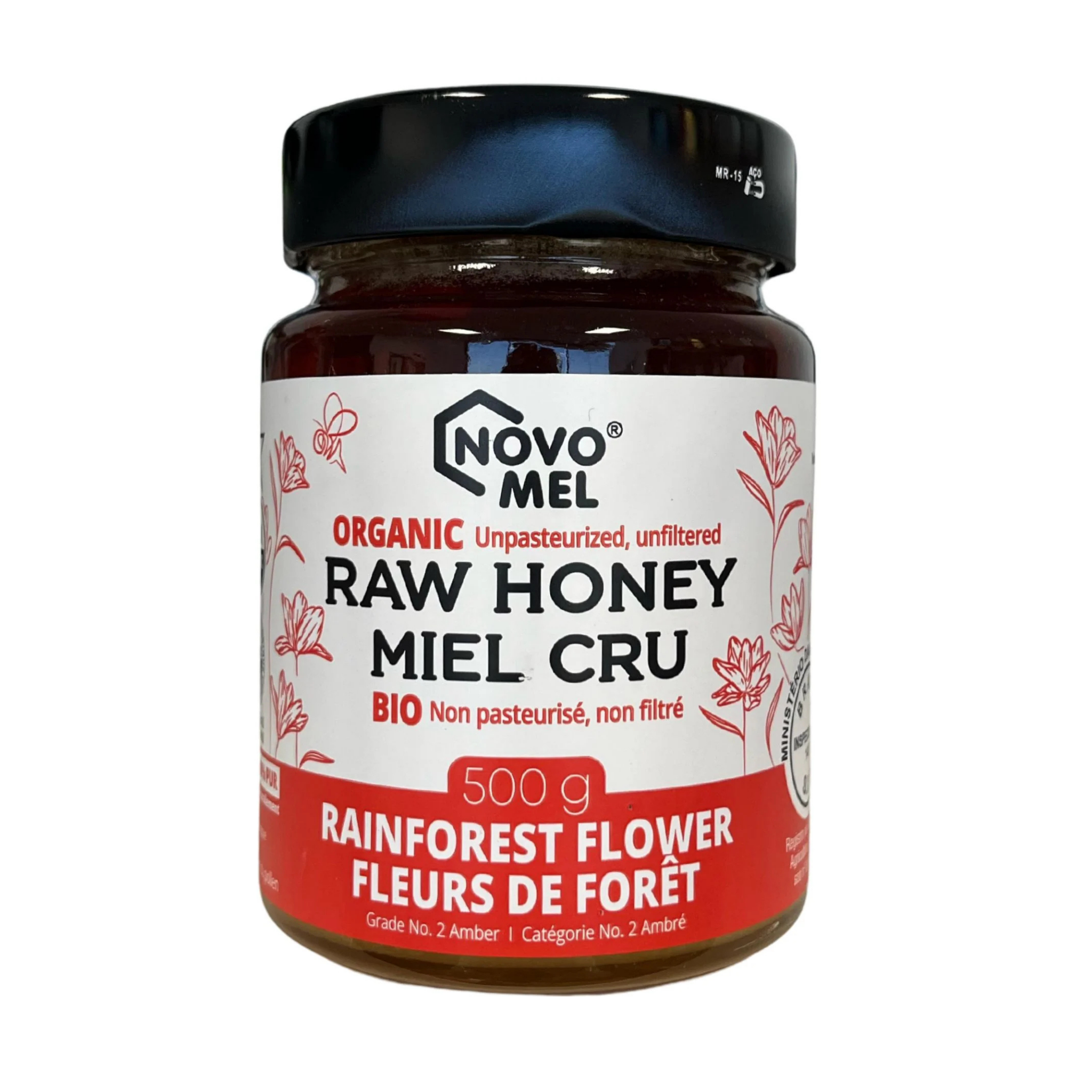 Novo Mel - Organic Raw Rainforest Flower Honey - 500g